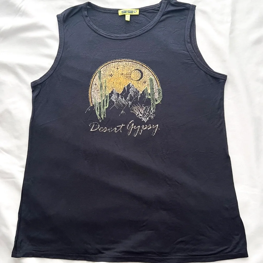 Chit Chat Girls Desert Gypsy Tank Top, Size XL